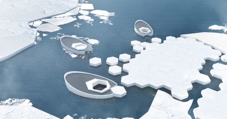 Подводници създаващи лед, биха могли да се борят с изменението на климата чрез повторно замразяване на Арктика