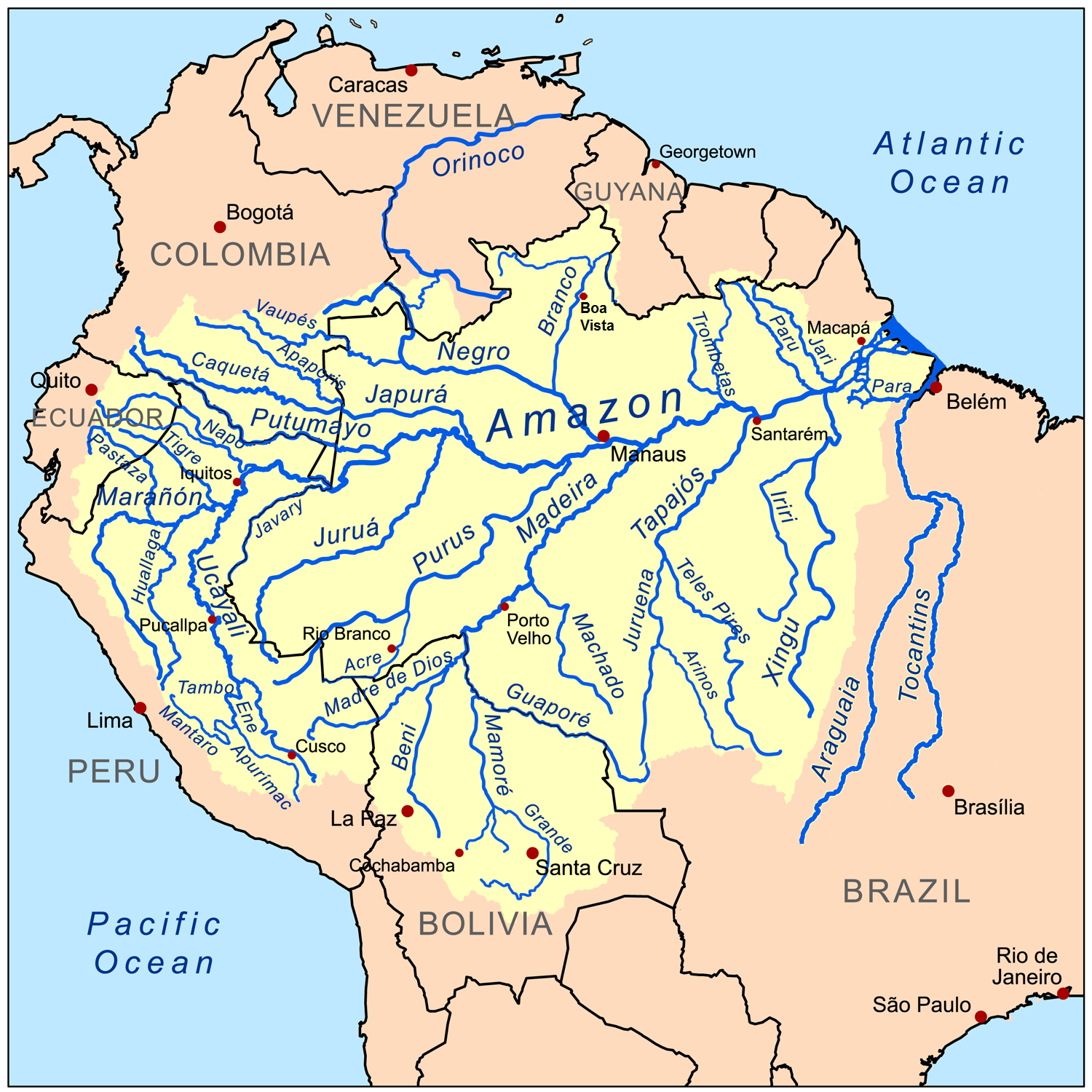 река амазонка