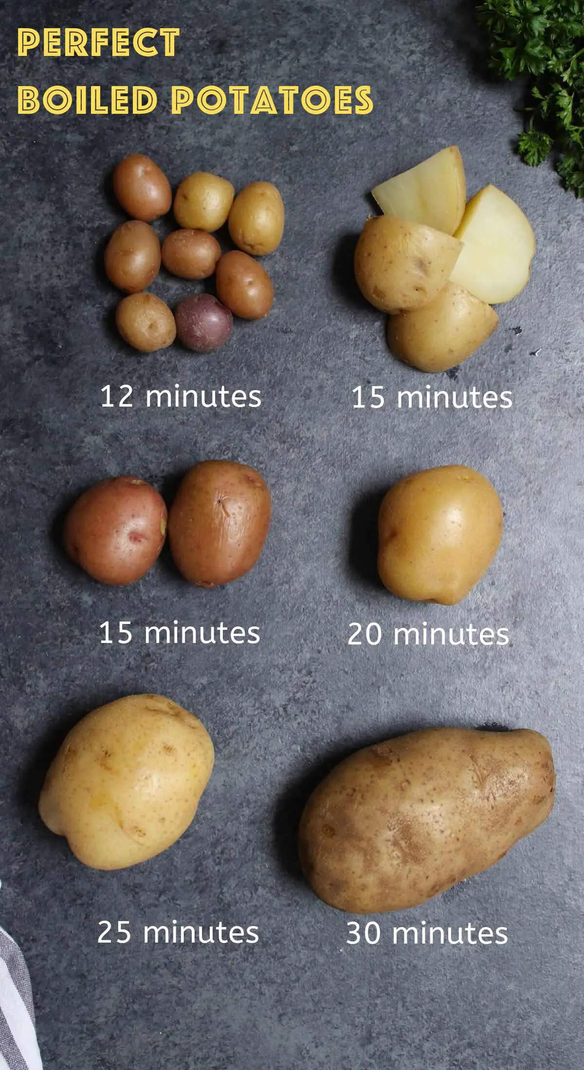 колко време се варят картофи