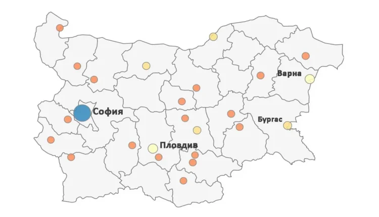 Най-големите градове в България
