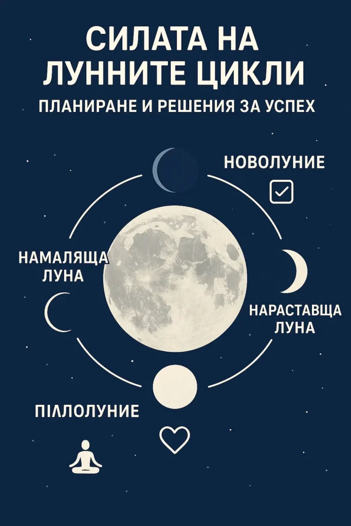 Силата на Лунните Цикли Планиране и решения за успех