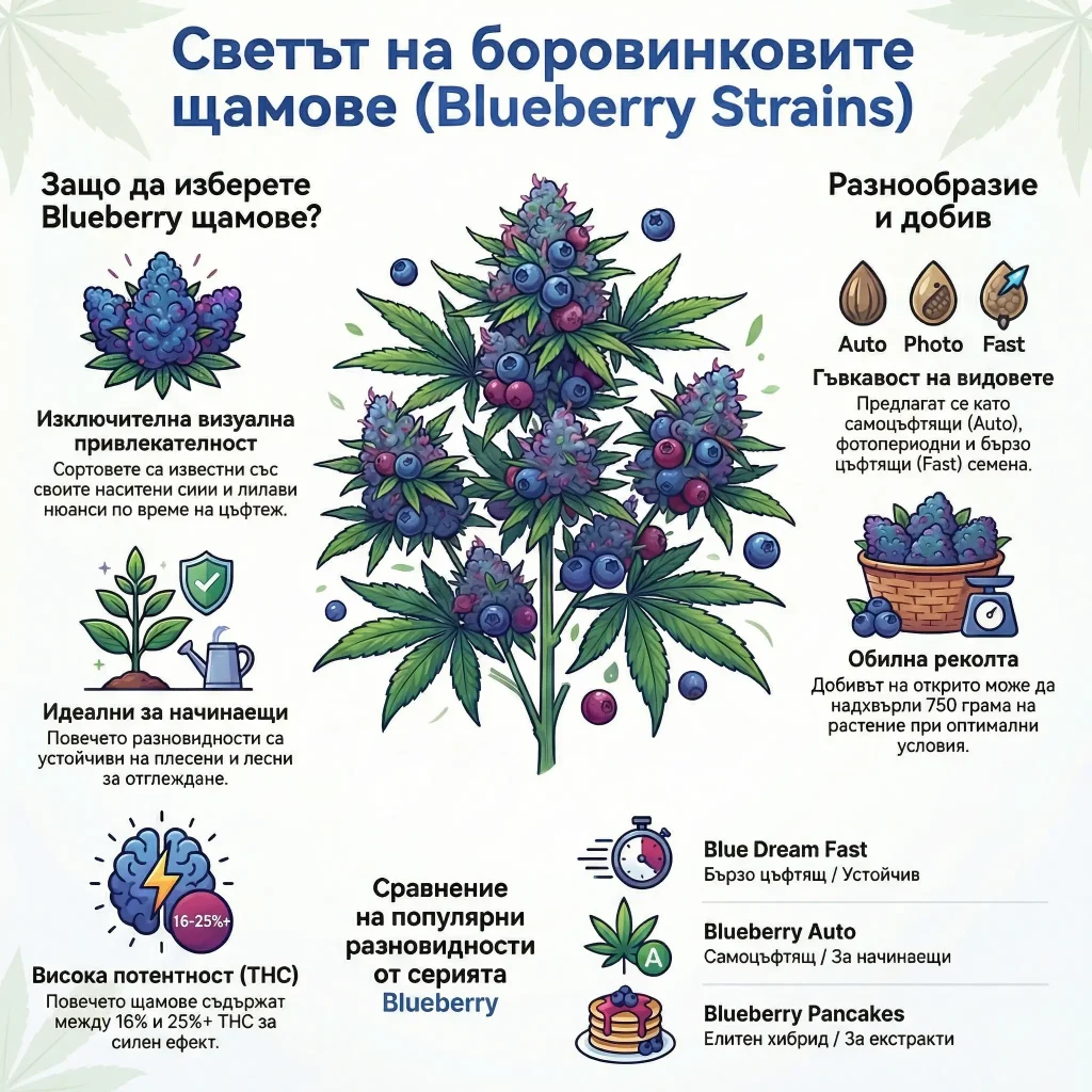 Ботаническата история зад сорта „Blueberry“