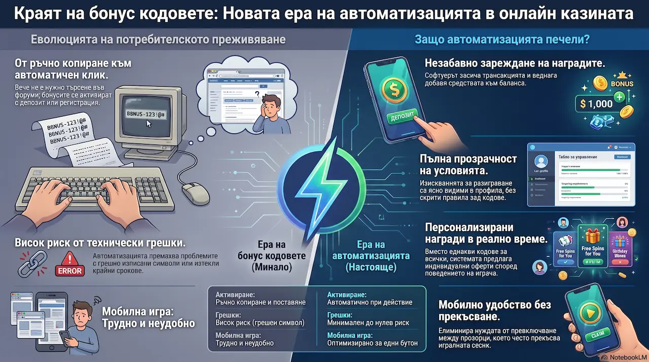 Защо бонус кодовете бавно изчезват от онлайн казината
